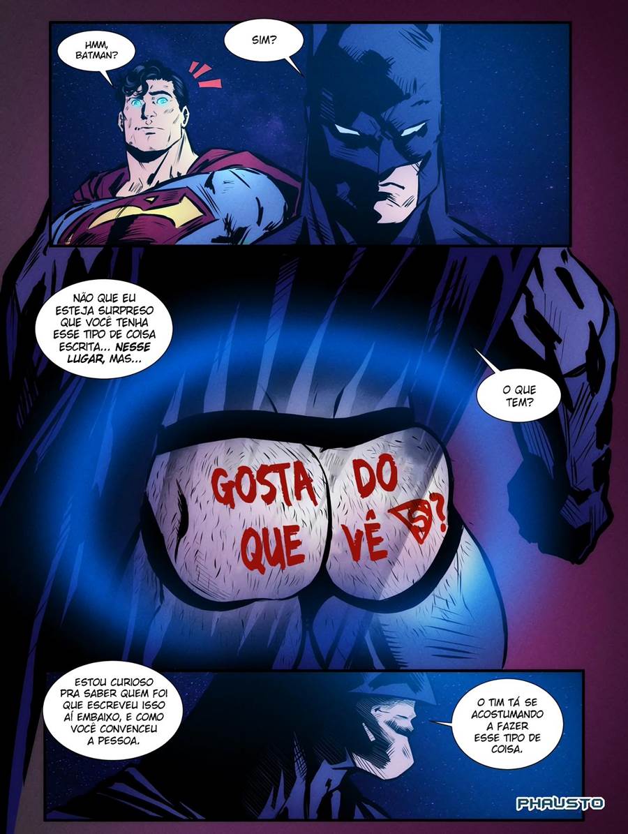 Batman comendo Superman - Hentai Gay, HQs e Quadrinhos Eroticos - Foto 31