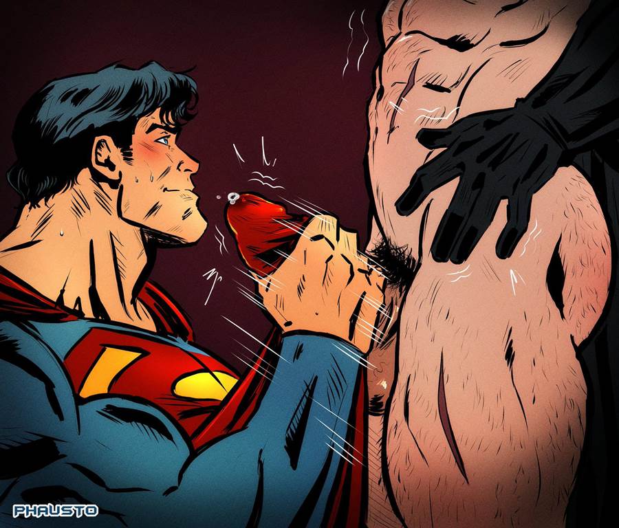 Batman comendo Superman - Hentai Gay, HQs e Quadrinhos Eroticos - Foto 32