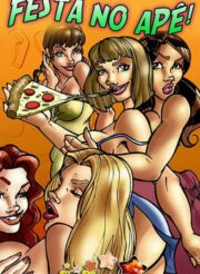 Festinha envolvente das amigas da facul